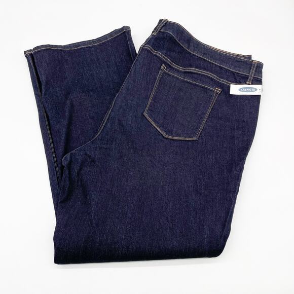 Old Navy Plus‎ Size 26 Boot Cut Jeans Secret Slim Pockets Dark Wash Slimming - Picture 1 of 11